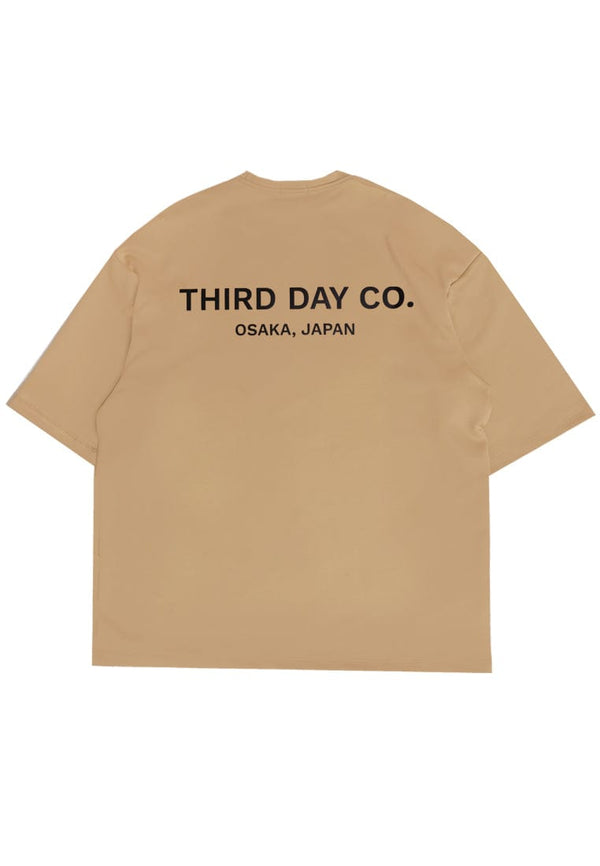Third Day MTJ45 Kaos Oversize Distro Pria Tdco Osaka Back Khaki