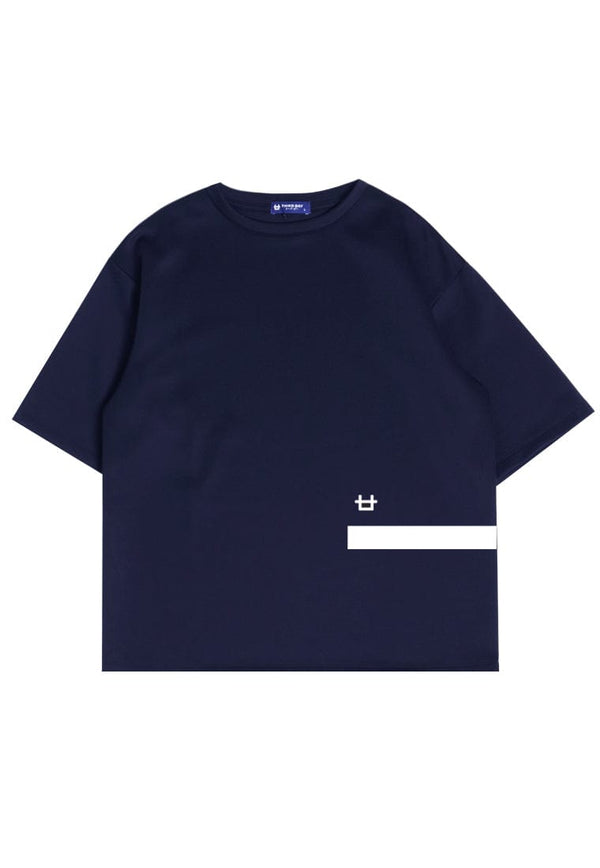 Third Day MTJ69 Kaos Oversize Distro Pria 1Lines Logo Belly Navy