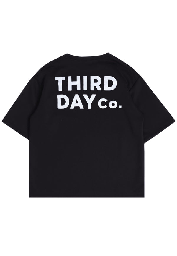 Third Day MTK01 Kaos Oversize Distro Pria Thdyco Back Hitam