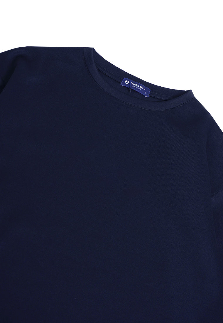 Third Day MTK05 Kaos Oversize Distro Pria Thirdday Wave Navy