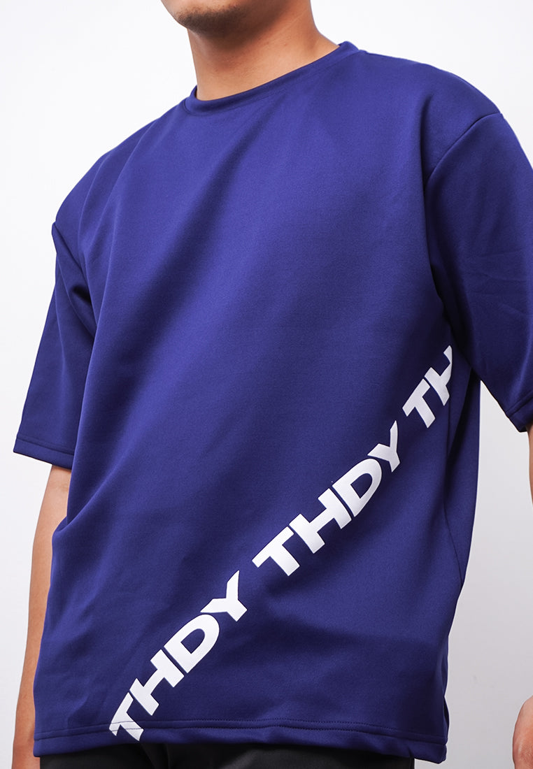 Third Day MTK12 Kaos Oversize Distro Pria Thdy Obilique Navy