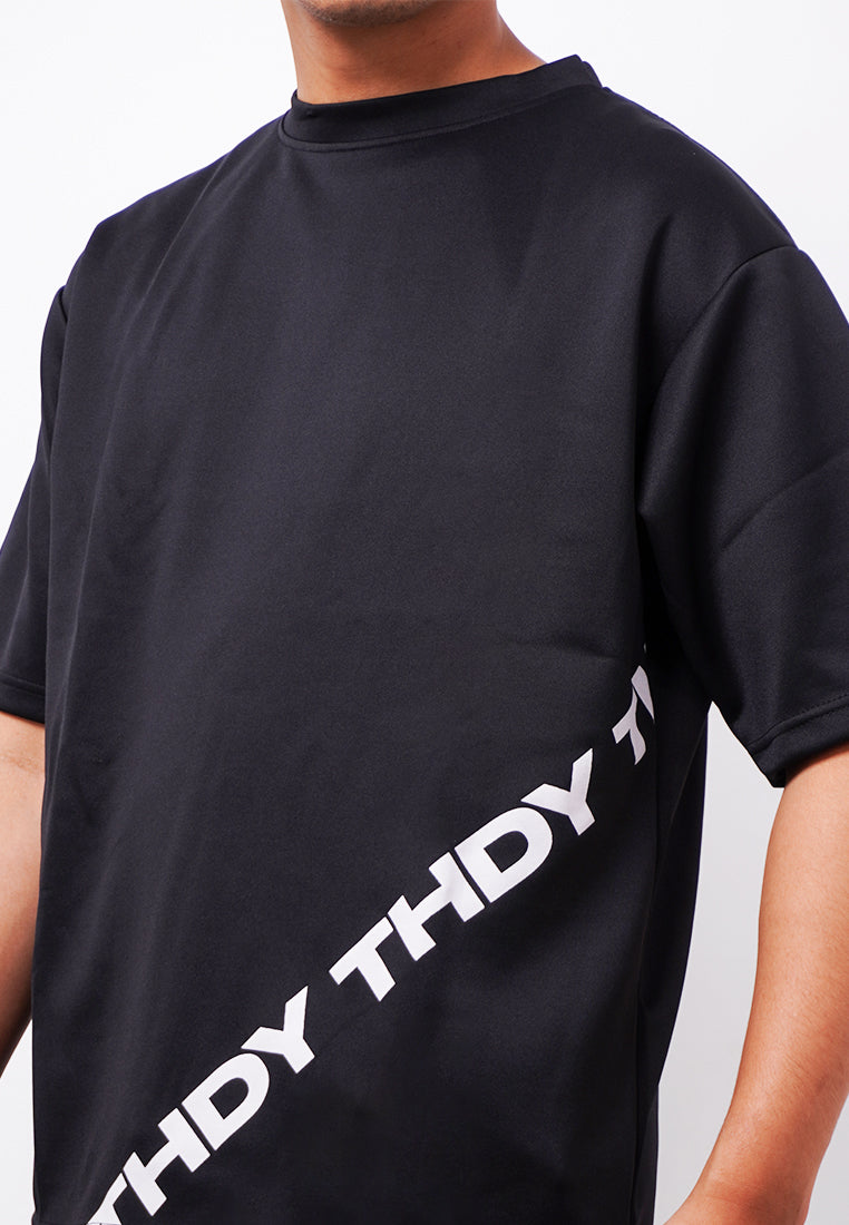 Third Day MTK18 Kaos Oversize Distro Pria Thdy Obilique Hitam