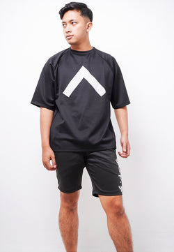 Third Day MTK21 Kaos Oversize Distro 2Lines Triangel Hitam