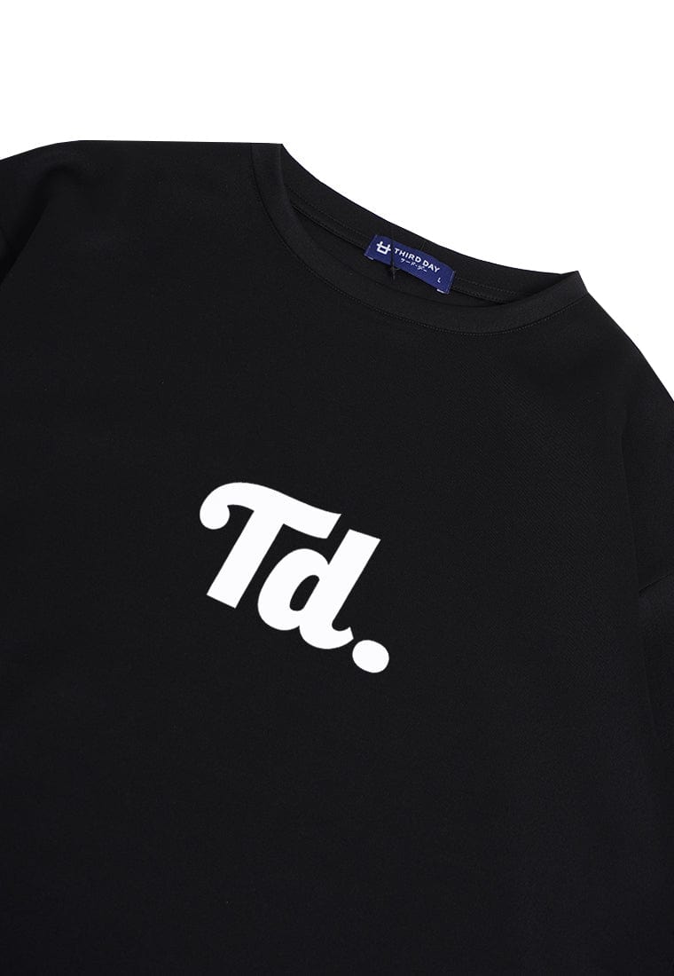 Third Day MTK29 Kaos Oversize Distro Pria Thirdday Big Td Dateng Hitam