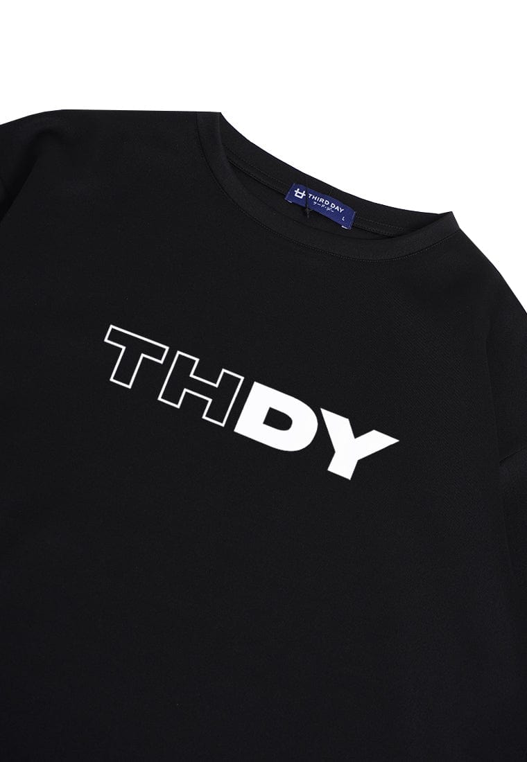 Third Day MTK31 Kaos Oversize Distro Pria Thirdday Big THDY Dateng Hitam