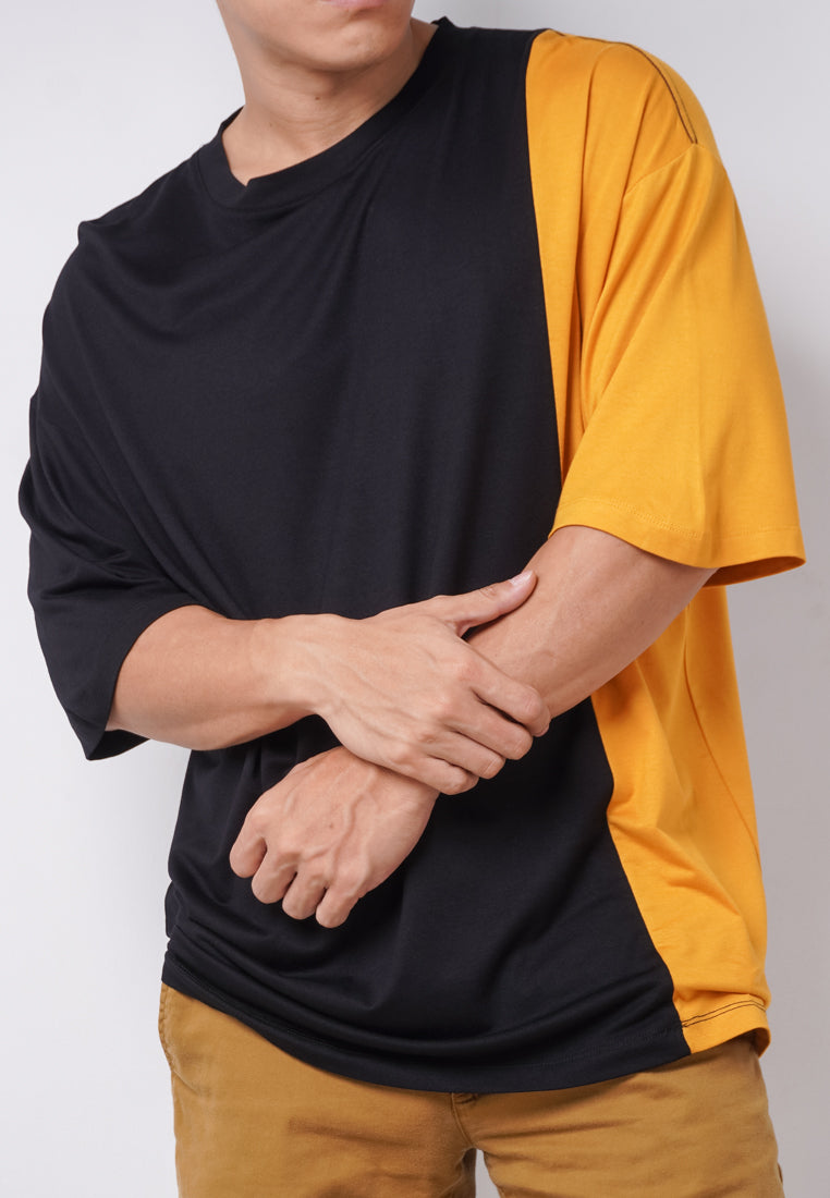 Third Day MTK44 Kaos Oversize Distro Pria Instacool Quarter Mustard Hitam
