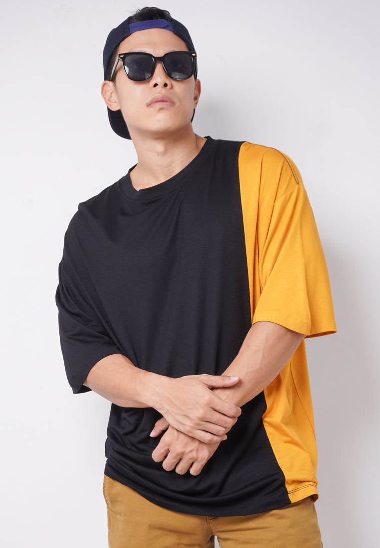 Third Day MTK44 Kaos Oversize Distro Pria Instacool Quarter Mustard Hitam