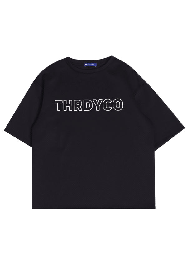 Third Day MTK49 Kaos Oversize Distro Pria Thrdyco Outline Dateng Hitam