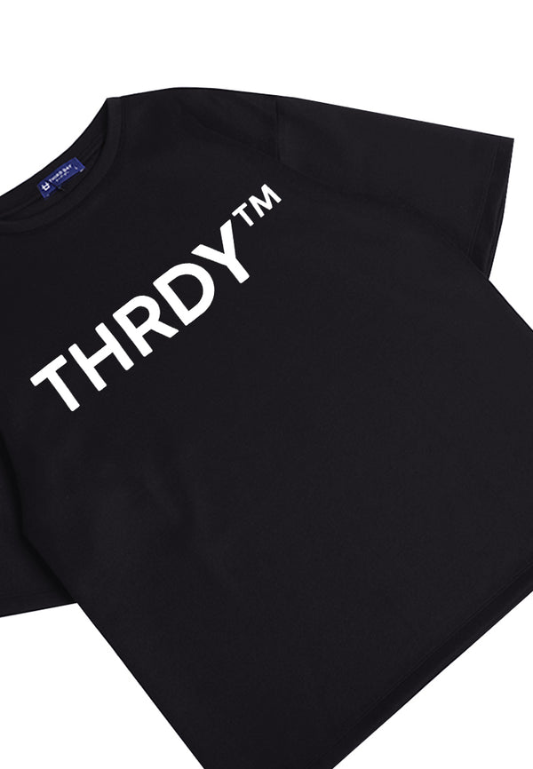 Third Day MTK59 Kaos Oversize Distro Pria THRDYtm Hitam