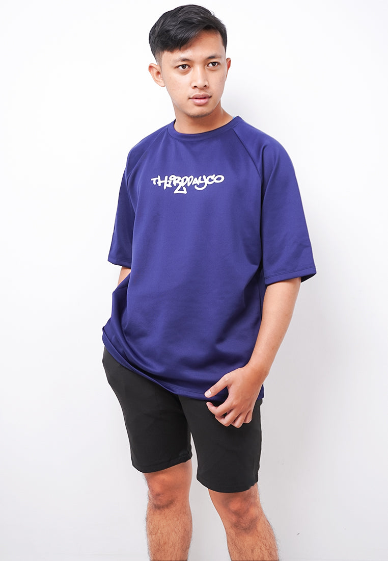 Third Day MTK63 Kaos Oversize Distro Pria Tdco Dateng Navy