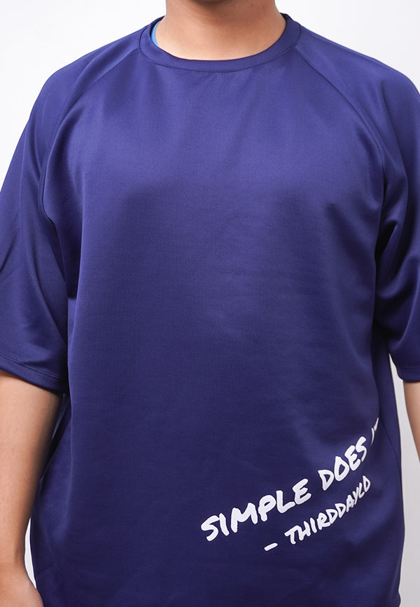 Third Day MTK64 Kaos Oversize Distro Pria simple doest it navy