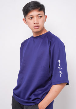 Third Day MTK69 Kaos Distro Oversize Pria Katakana Arm Navy