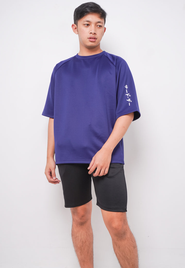 Third Day MTK69 Kaos Distro Oversize Pria Katakana Arm Navy