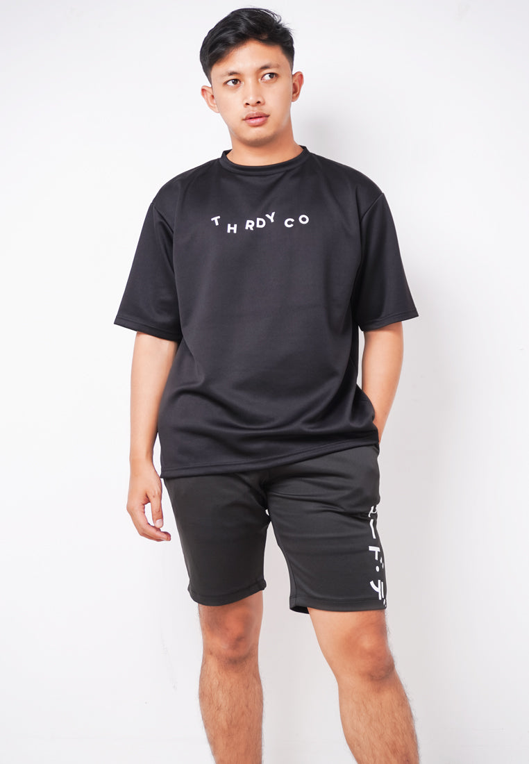 Third Day MTK71 Kaos Oversize Distro Pria THRDYCO Dance Hitam