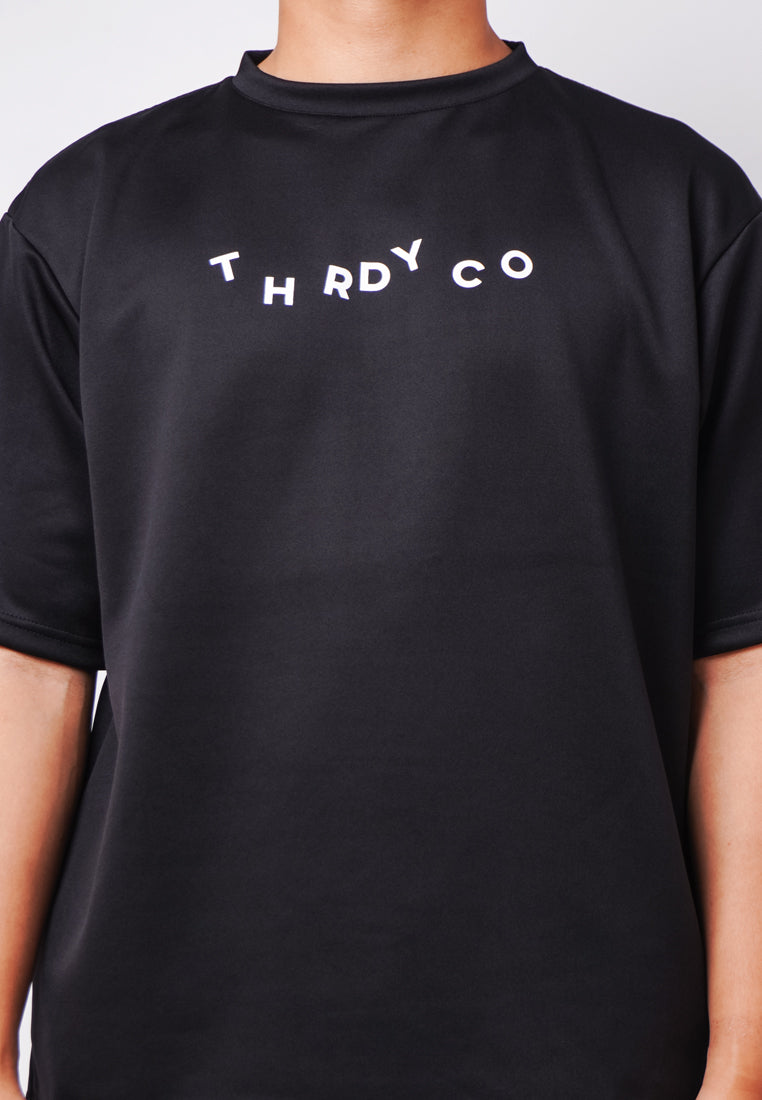 Third Day MTK71 Kaos Oversize Distro Pria THRDYCO Dance Hitam
