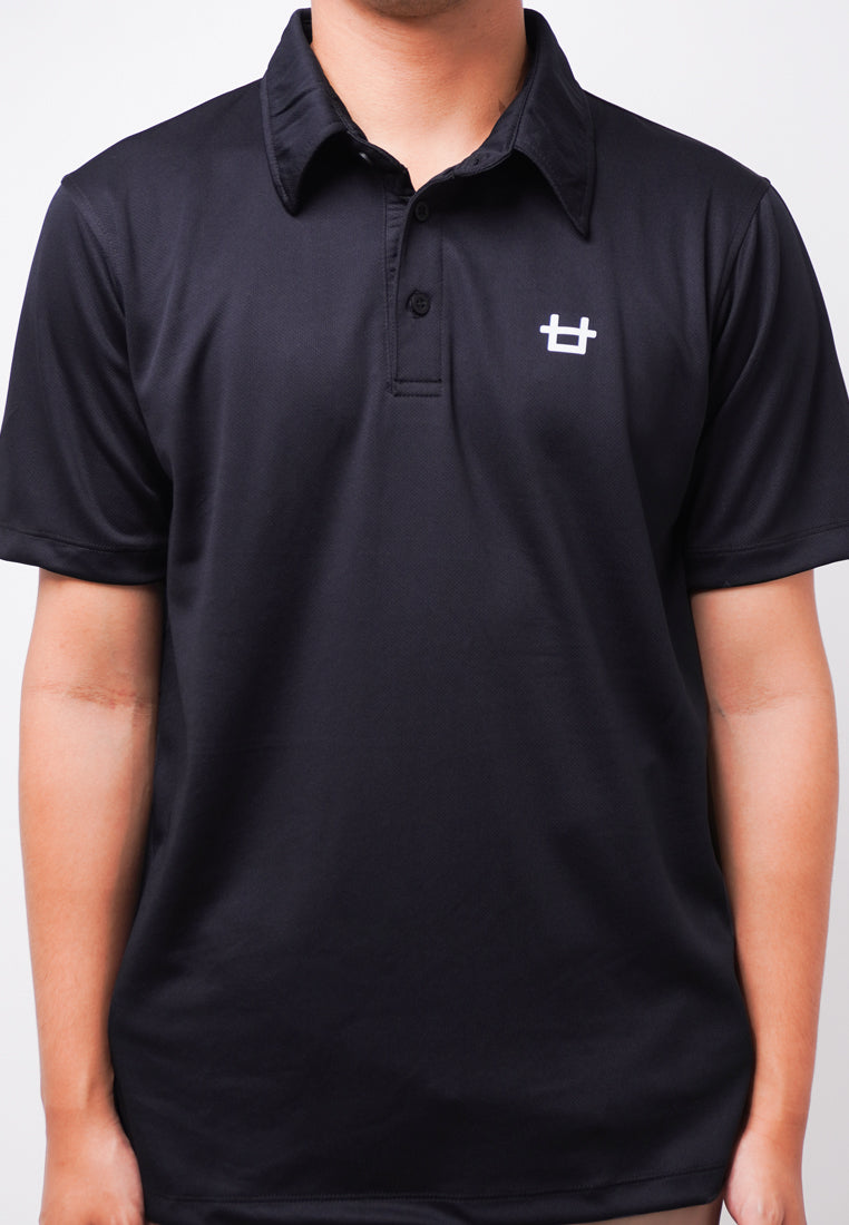 Third Day MTK76 Polo Shirt Casual Pria Logo Dakir Shirt Hitam