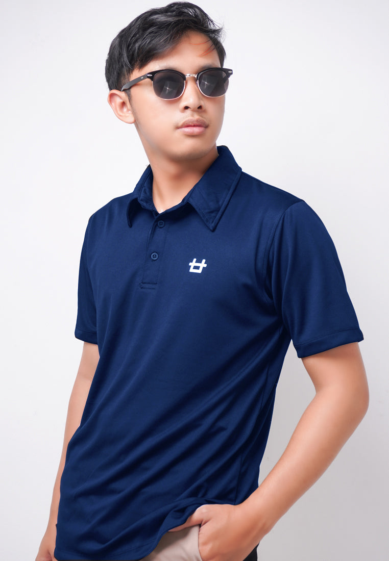 Third Day MTK80 Polo Shirt Casual Pria Logo Dakir Shirt Navy