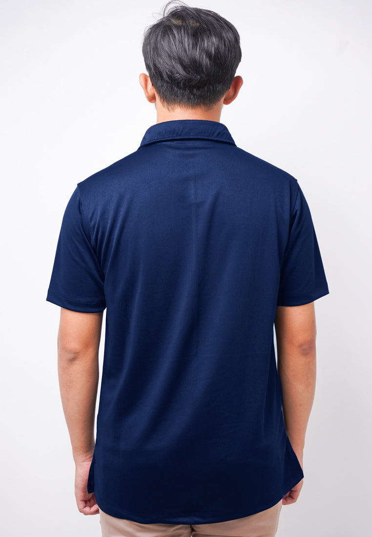 Third Day MTK80 Polo Shirt Casual Pria Logo Dakir Shirt Navy