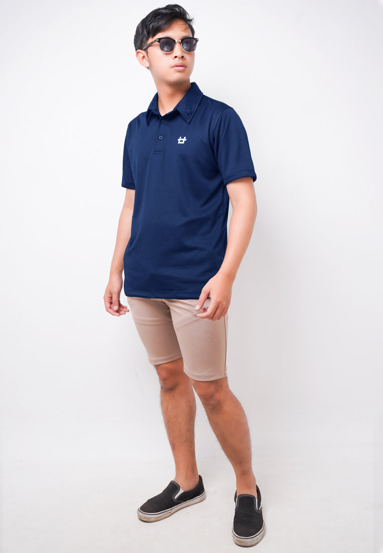 Third Day MTK80 Polo Shirt Casual Pria Logo Dakir Shirt Navy