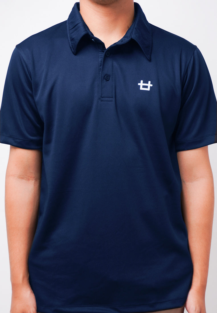 Third Day MTK80 Polo Shirt Casual Pria Logo Dakir Shirt Navy