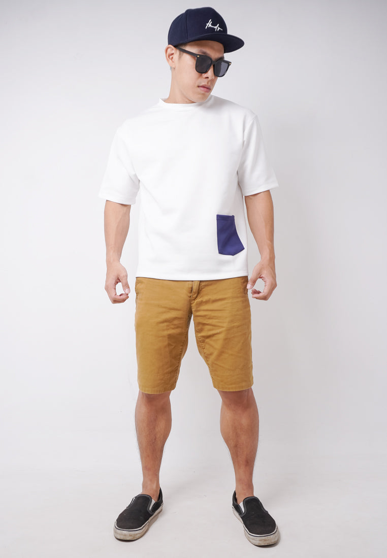 Third Day MTL16 Kaos Oversize Distro Pria Pocket White Navy Bottom