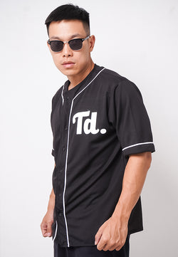 Third Day MTL17 Kaos Baseball Distro Pria Td Dakir Hitam