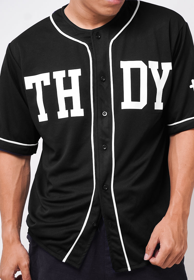 Third Day MTL18 Kaos Baseball Distro Pria Thdy Hitam