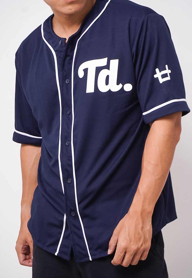 Third Day MTL23 Kaos Baseball Distro Pria Td Dakir Navy