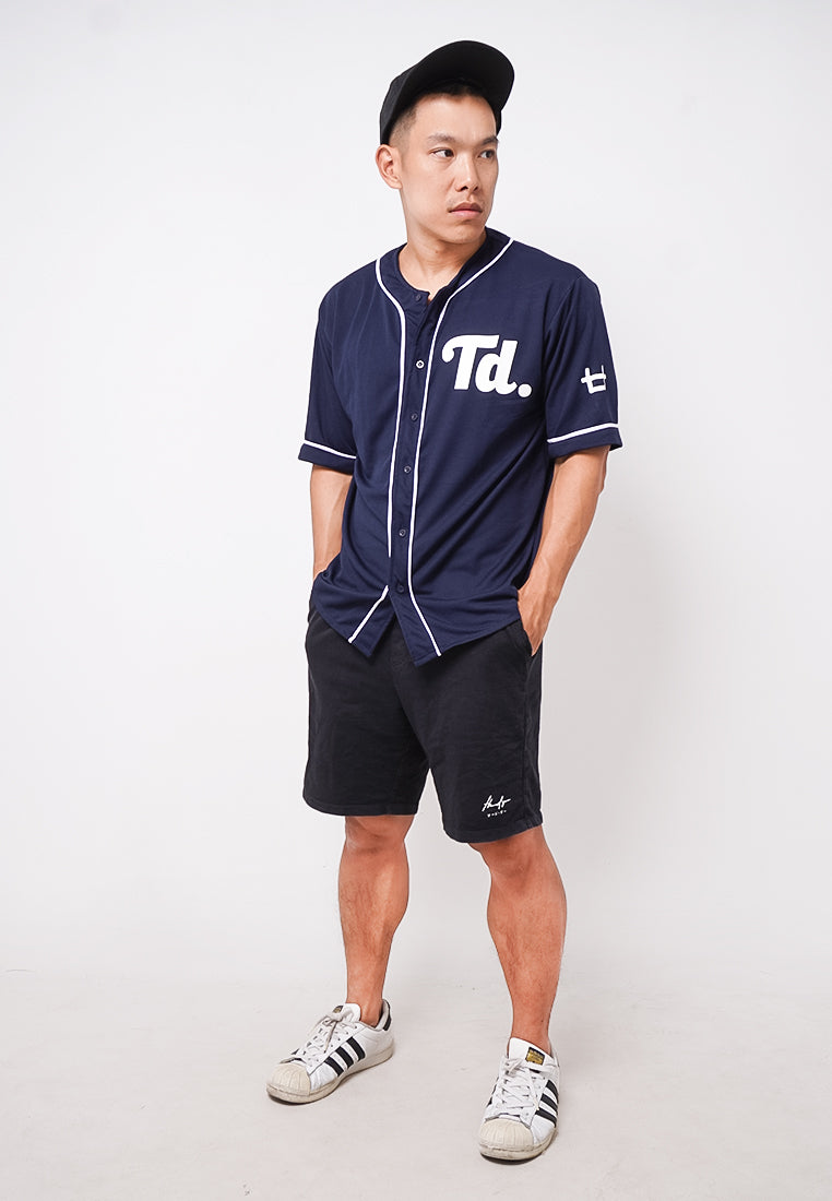 Third Day MTL23 Kaos Baseball Distro Pria Td Dakir Navy