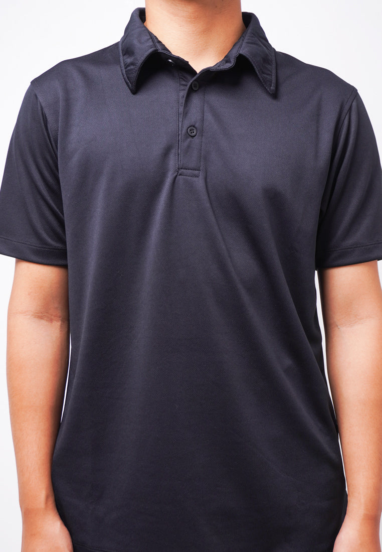 Third Day MTL28 Polo Shirt Casual Pria Polos Hitam