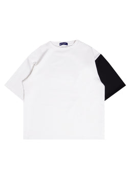 Third Day MTL36 Kaos Oversize Distro Pria Polos Block White Black