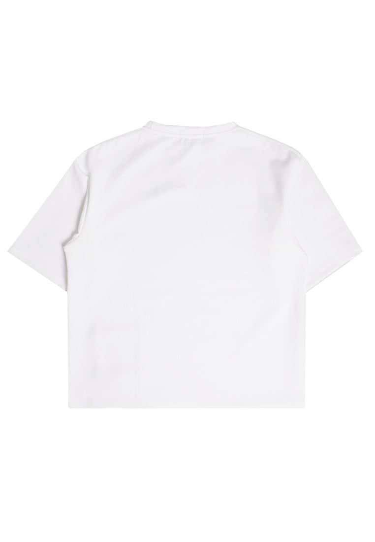 Third Day MTL37 Kaos Oversize Distro Pria Pocket Block White Black