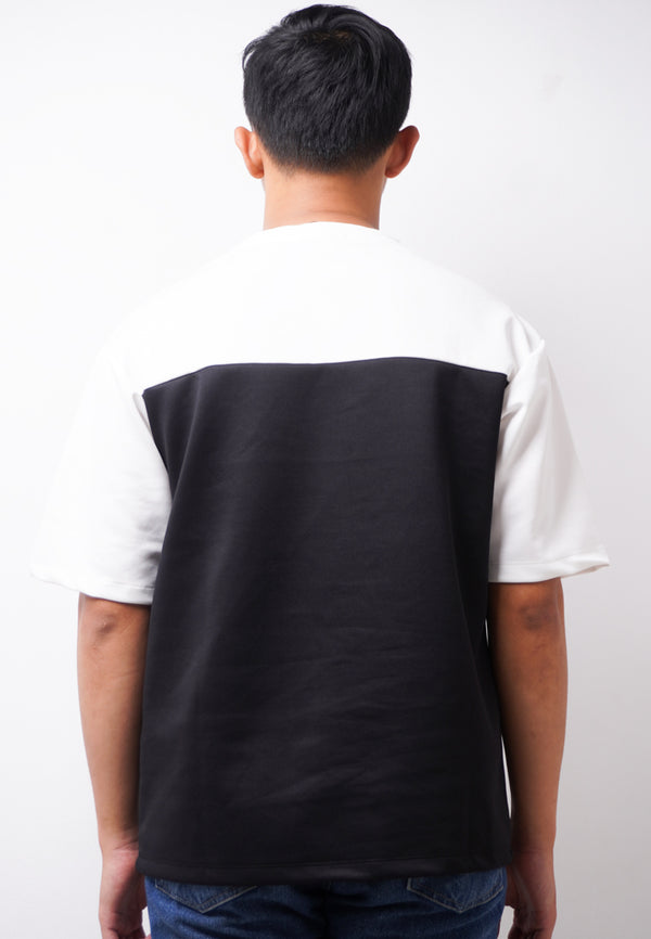 Third Day MTL38 Kaos Oversize Distro Pria Block White Black