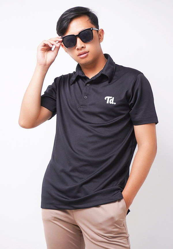 Third Day MTL40 Kaos Polo Casual Pria Td Dakir Shirt Hitam