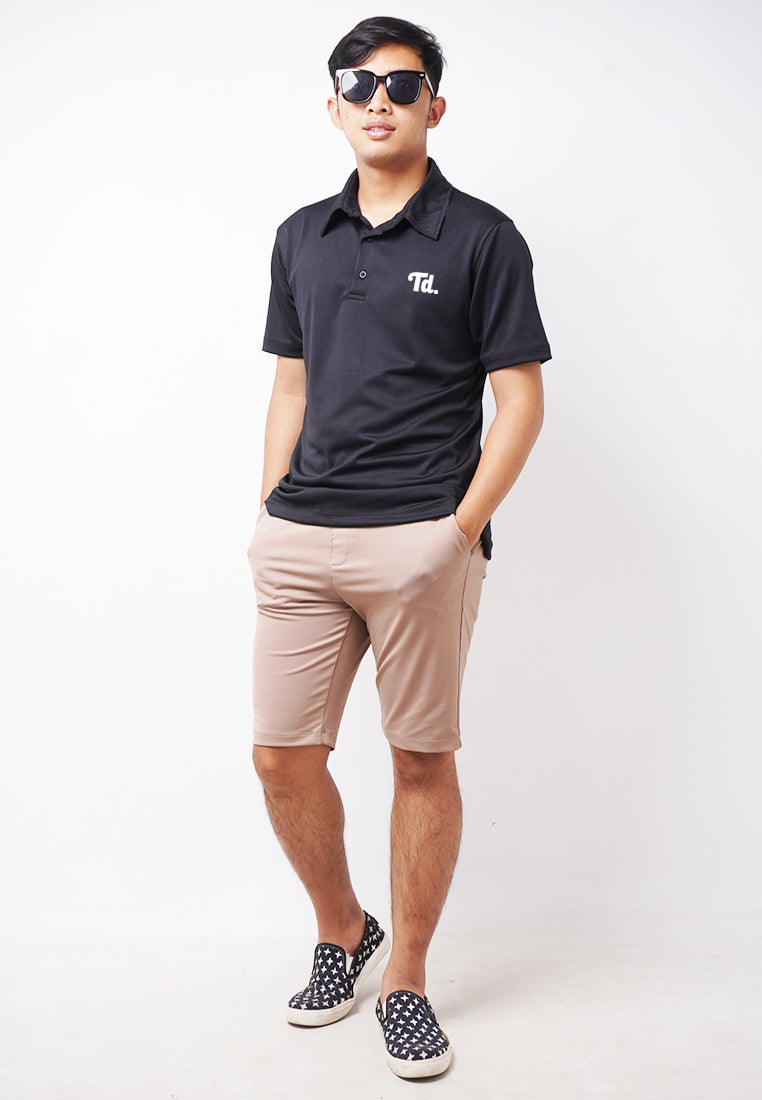 Third Day MTL40 Kaos Polo Casual Pria Td Dakir Shirt Hitam