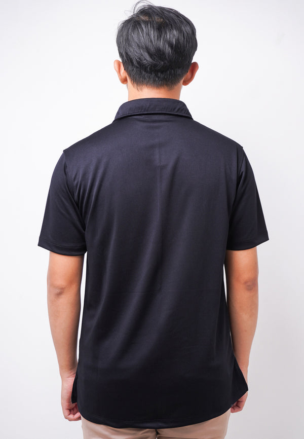 Third Day MTL41 Kaos Polo Casual Pria Tdco Dakir Shirt Hitam