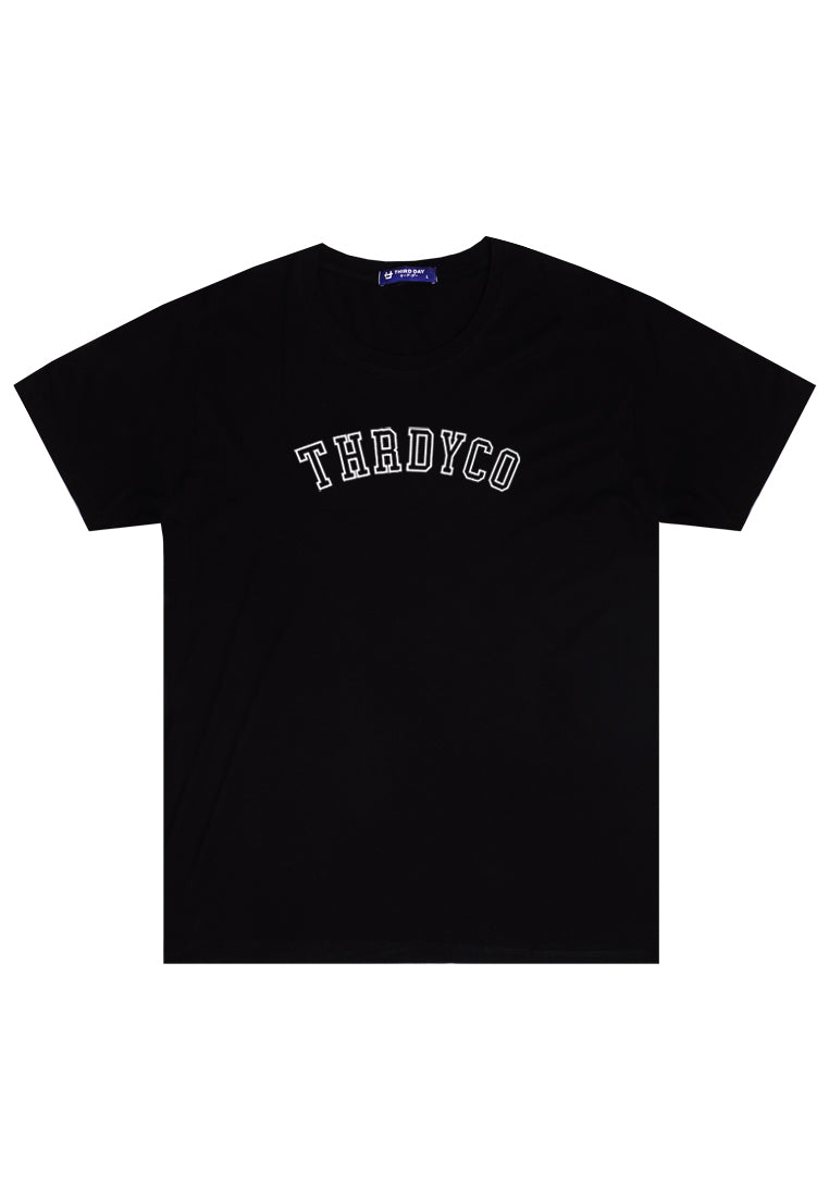 Third Day MTL66 Kaos Tshirt Pria Instacool Thrdyco Outline Curve Hitam