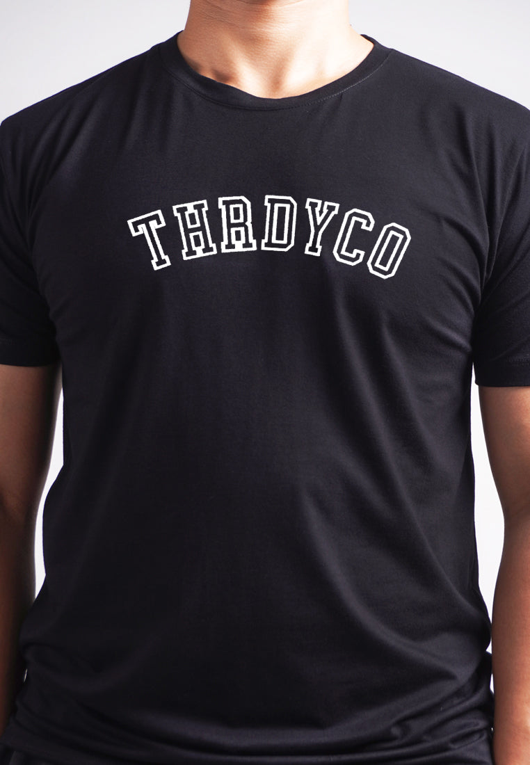 Third Day MTL66 Kaos Tshirt Pria Instacool Thrdyco Outline Curve Hitam