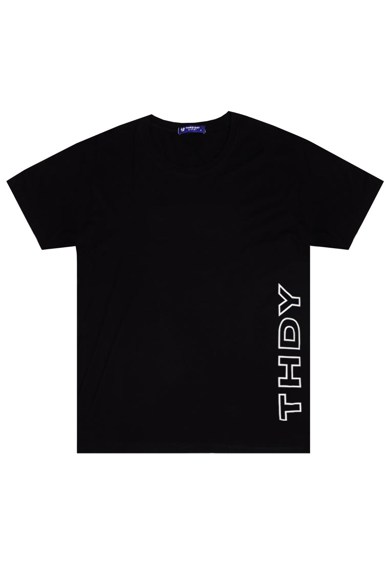 Third Day MTL68 Kaos Tshirt Pria Instacool thdy Outline Ver Belly Hitam