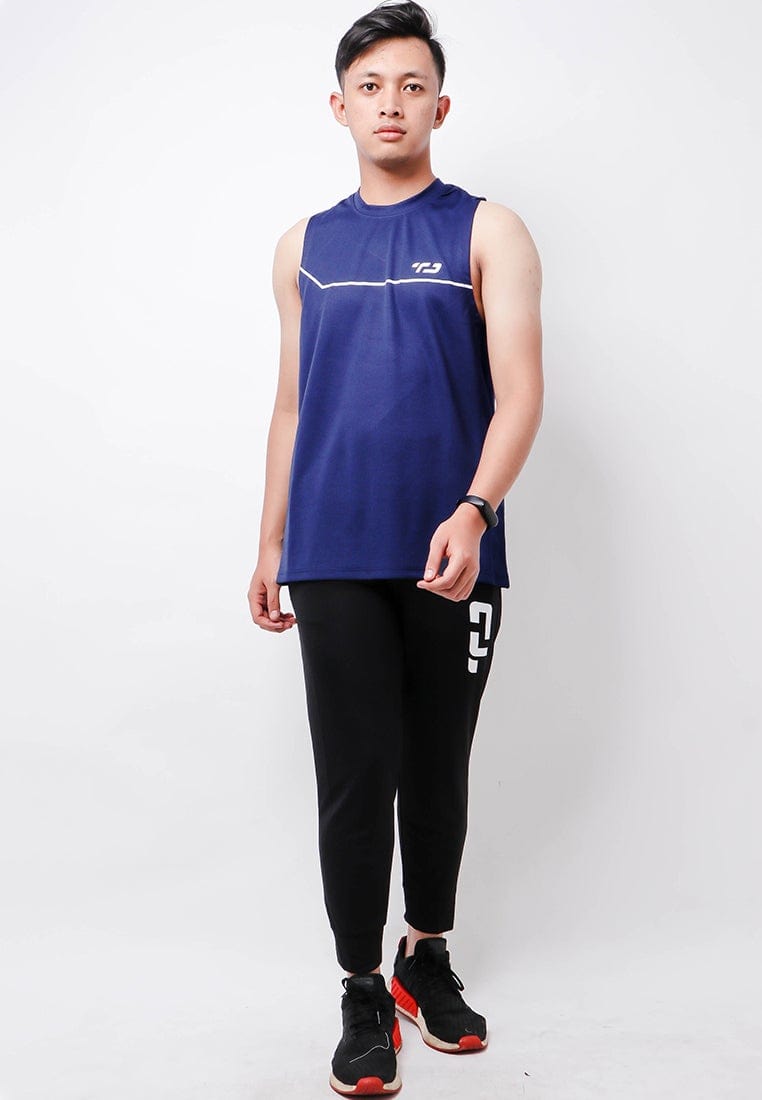 Td Active MS152 Dakir Slanted-Td Sv Running Tanktop Jersey Navy