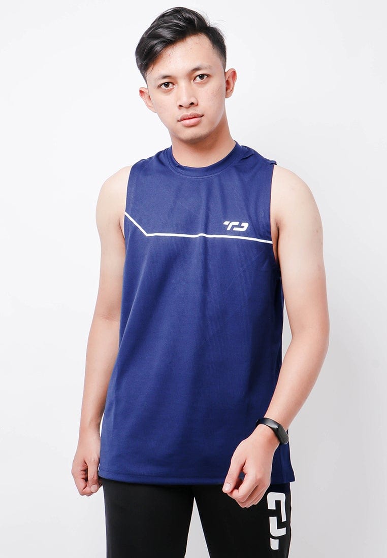 Td Active MS152 Dakir Slanted-Td Sv Running Tanktop Jersey Navy