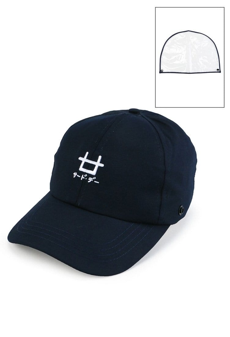Third Day AMA59 topi corona baseball face shield unisex logo thirdday navy
