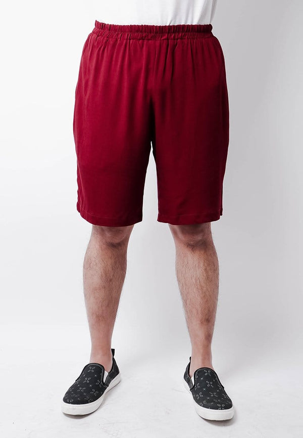 Nade NB007 Celana Pendek Polos Shorts Maroon