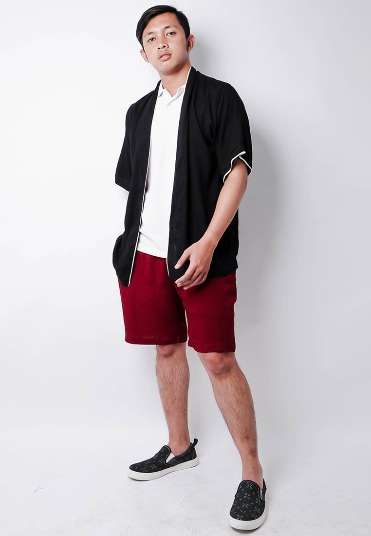 Nade NB007 Celana Pendek Polos Shorts Maroon