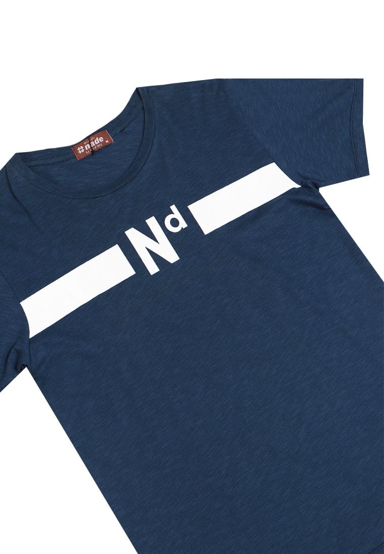 Nade Japan NT012U s/s Men Onestripe Nd blue