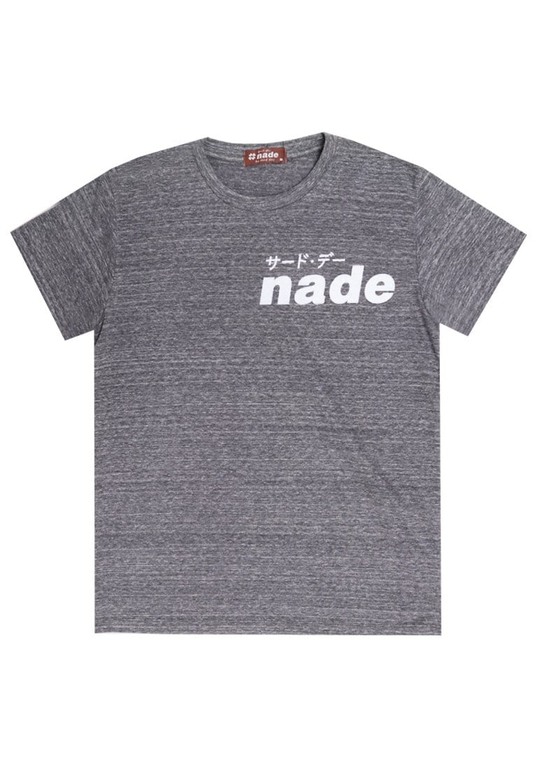 NT014U S/S Kaos Pria Men Nade Cst Grey Tuton