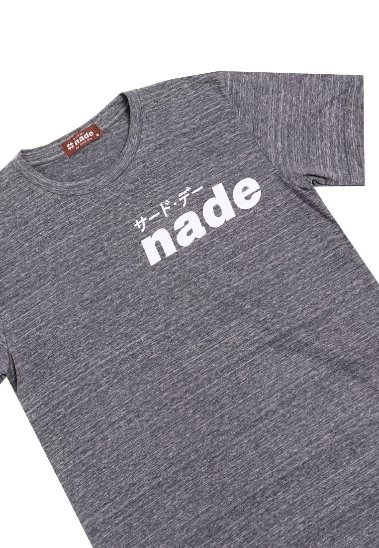 NT014U S/S Kaos Pria Men Nade Cst Grey Tuton