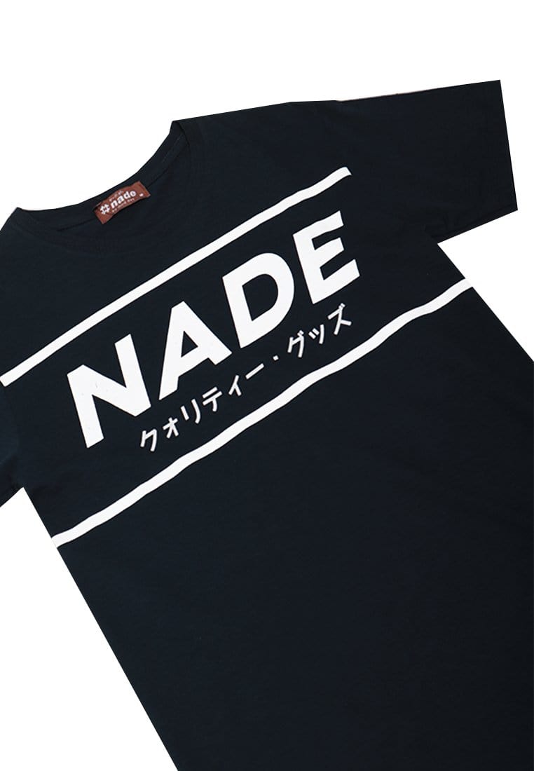 Nade NT037W s/s Kaos Pria Unisex Men Nade Jpn 2lines nv