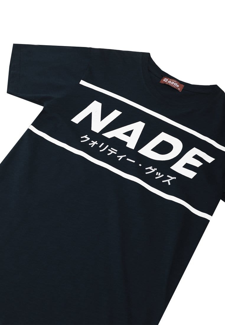 Nade NT037W s/s Kaos Pria Unisex Men Nade Jpn 2lines nv