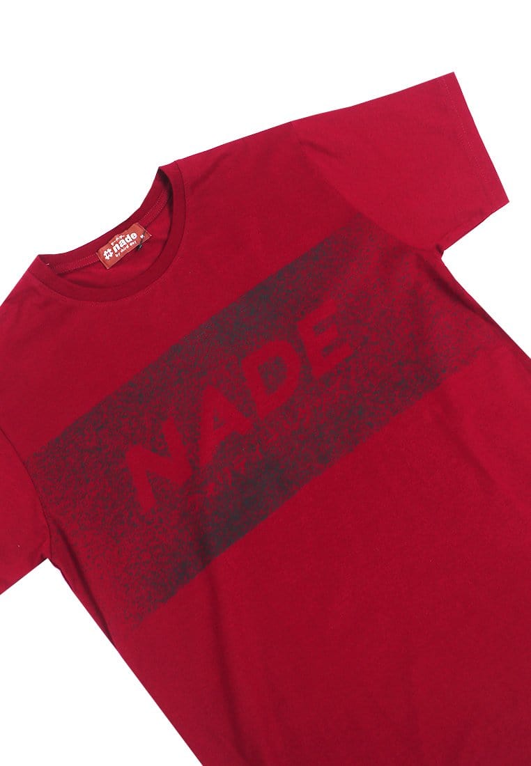 Nade NT070X s/s Kaos Pria Men Nade TV Merah